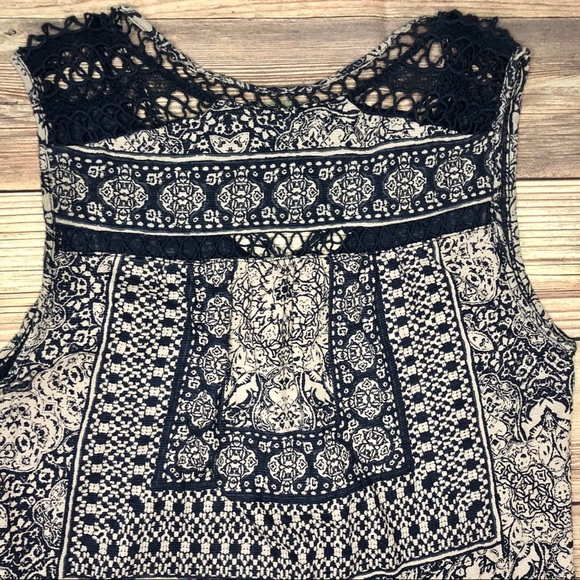 Lucky Brand Sleeveless Top ~ Size: (S) Small _Navy - Picture 9 of 14